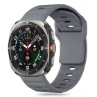 Samsung Galaxy Watch Ultra (47mm) Szíj - Tech-Protect Silicone Line - Szürke
