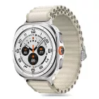 Samsung Galaxy Watch Ultra (47mm) Szíj - Tech-Protect Weave Pro - Fehér
