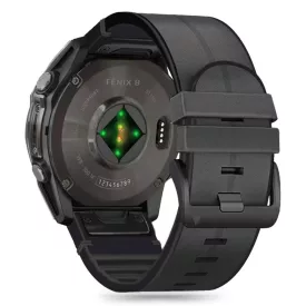   Garmin Fenix 5X / 5X Plus / 6X / 6X Pro / 7X / 8 (51 mm) Szíj - Tech-Protect Silicone PU - Fekete