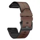 Garmin Fenix 5 / 6 / 6 Pro / 7 / 8 (47 mm) / E Szíj - Tech-Protect Silicone PU - Barna