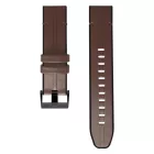 Garmin Fenix 5 / 6 / 6 Pro / 7 / 8 (47 mm) / E Szíj - Tech-Protect Silicone PU - Barna