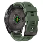 Garmin Fenix 5 / 6 / 6 Pro / 7 / 8 (47 mm) / E Szíj - Tech-Protect Silicone - Katonai Zöld