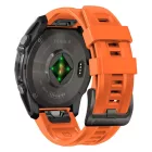 Garmin Fenix 5 / 6 / 6 Pro / 7 / 8 (47 mm) / E Szíj - Tech-Protect Silicone - Narancs