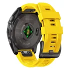 Garmin Fenix 5 / 6 / 6 Pro / 7 / 8 (47 mm) / E Szíj - Tech-Protect Silicone - Sárga