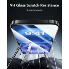 iPhone 16 Kijelzővédő Üvegfólia - ESR Armorite - Fekete