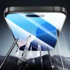 iPhone 16 Pro Max Kijelzővédő Üvegfólia - ESR Armorite - Fekete
