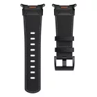 Samsung Galaxy Watch Ultra (47mm) Szíj - Tech-Protect Delta Pro Leather - Fekete
