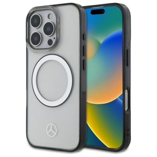 iPhone 16 Pro Tok - Mercedes Printed Logo MagSafe - Átlátszó
