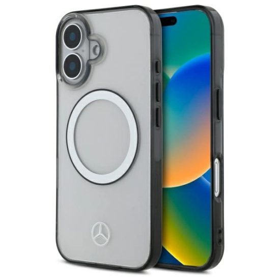 iPhone 16 Tok - Mercedes Printed Logo MagSafe - Átlátszó