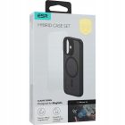 iPhone 16 Tok és Kijelzővédő Szett - ESR Classic Hybrid Halolock - Áttetsző