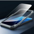 iPhone 16 Plus Tok és Kijelzővédő Szett - ESR Classic Hybrid Halolock - Átlátszó-Fekete