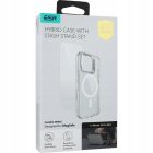 iPhone 16 Pro Max Tok és Kijelzővédő Szett - ESR Classic Hybrid Kickstand Halolock - Átlátszó