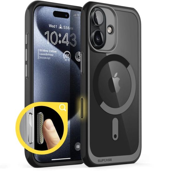 iPhone 16 Tok - Supcase Unicorn Beetle Mag MagSafe - Fekete