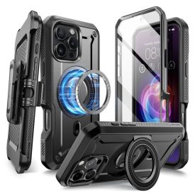 iPhone 16 Pro Max Tok - Supcase Unicorn Beetle Pro Mag MagSafe - Fekete   iPhone 16 Pro Max Tok - Supcase Unicorn Beetle Pro Mag MagSafe - Fekete