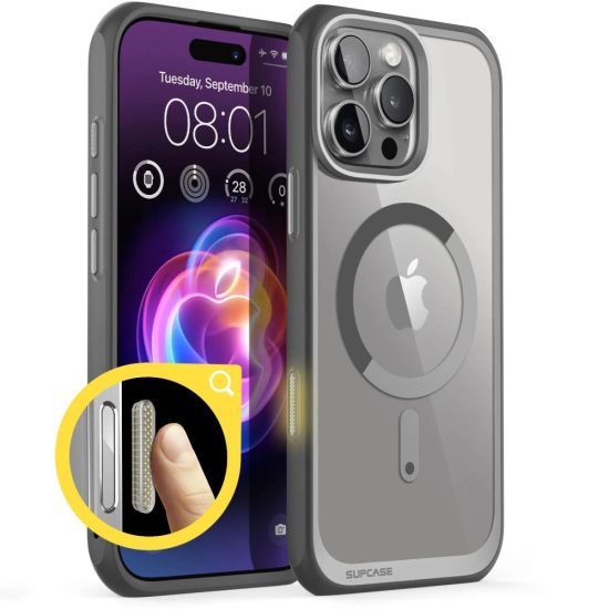 iPhone 16 Pro Max Tok - Supcase Unicorn Beetle Mag MagSafe - Szürke