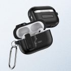 AirPods Pro 1 / 2 Tok - Tech-Protect Slim Hook - Fekete