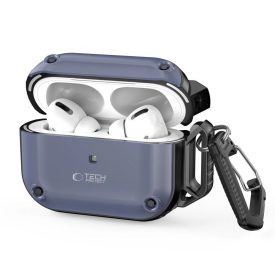 AirPods Pro 1 / 2 Tok - Tech-Protect Rough Hook - Acélkék AirPods Pro 1 / 2 Tok - Tech-Protect Rough Hook - Acélkék