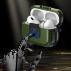 AirPods Pro 1 / 2 Tok - Tech-Protect Defender Hook MagSafe - Zöld