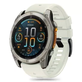   Garmin Fenix 5X / 5X Plus / 6X / 6X Pro / 7X / 8 (51 mm) Szíj - Tech-Protect Silicone Line - Titán