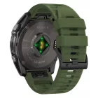 Garmin Fenix 5X / 5X Plus / 6X / 6X Pro / 7X / 8 (51 mm) Szíj - Tech-Protect Silicone Line - Zöld