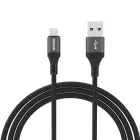 Dudao USB-A - MicroUSB Fonott Kábel - 3A 1.2m - Fekete