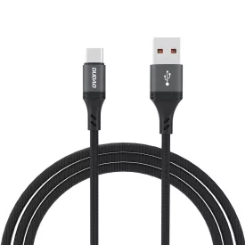 Dudao L3ST USB-A - USB-C Kábel - 1.2m 5A - Fekete