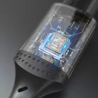 Dudao L3ST USB-A - USB-C Kábel - 1.2m 5A - Fekete