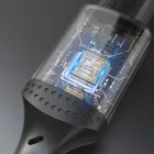 Dudao USB-C - Lightning Fonott Kábel - 1.2m 30W - Fekete