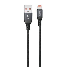 Dudao USB-A - Lightning Kábel - 1.2m 3A 30W - Fekete Dudao USB-A - Lightning Kábel - 1.2m 3A 30W - Fekete