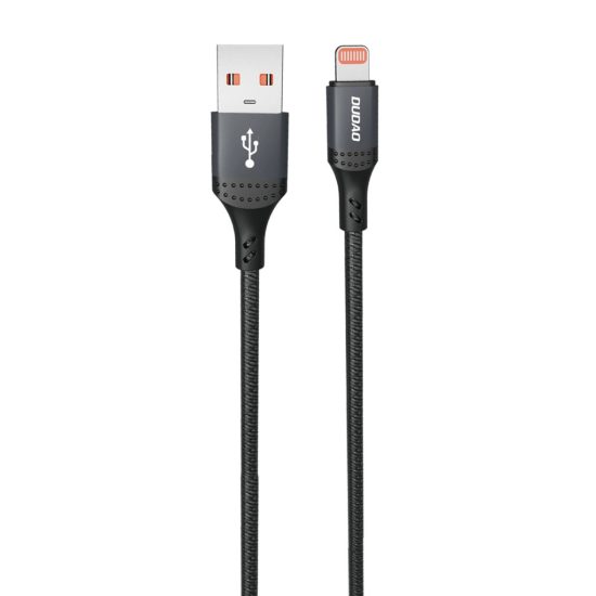 Dudao USB-A - Lightning Kábel - 1.2m 3A 30W - Fekete