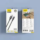 Dudao USB-A - Lightning Kábel - 1.2m 3A 30W - Fekete