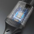 Dudao L3E 3in1 USB-A - Micro + USB-C + Lightning Kábel - 1.2m 60W - Fekete