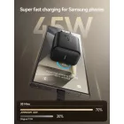 Joyroom JR-TCG13 GaN Hálózati Töltő 45W - Fekete