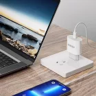 Dudao A14EU Hálózati Töltő 20W PD - USB-C - Fehér