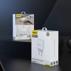 Dudao A14EU Hálózati Töltő 20W PD - USB-C + C-C Kábel - Fehér