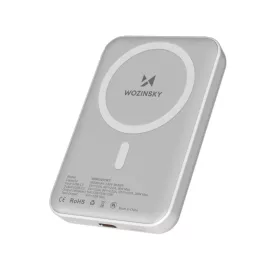 Wozinsky Mágneses Power Bank 10000mAh  - Fehér