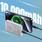 Wozinsky Mágneses Power Bank 10000mAh  - Fehér