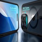 iPhone 16 Tok és Kijelzővédő Szett - ESR Classic Hybrid Halolock - Átlátszó-Fekete