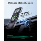 iPhone 16 Tok és Kijelzővédő Szett - ESR Classic Hybrid Kickstand Halolock - Átlátszó-Fekete