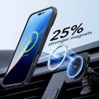 iPhone 16 Tok és Kijelzővédő Szett - ESR Classic Hybrid Kickstand Halolock - Áttetsző-Fekete