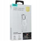 iPhone 16 Plus Tok és Kijelzővédő Szett - ESR Classic Hybrid Kickstand Halolock - Átlátszó