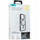 iPhone 16 Pro Tok és Kijelzővédő Szett - ESR Classic Hybrid Kickstand Halolock - Átlátszó-Fekete