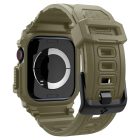Apple Watch 10 (46mm) Tok és Szíj - Spigen Rugged Armor Pro - Khaki