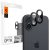 iPhone 16 / 16 Plus Kameravédő Üvegfólia - Spigen Glas.tR Optik x 2 db - Fekete