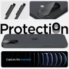iPhone 16 / 16 Plus Kameravédő - Spigen Glas.tR Optik x 2 db - Fekete