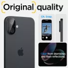 iPhone 16 / 16 Plus Kameravédő - Spigen Glas.tR Optik x 2 db - Fekete