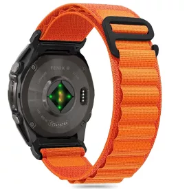  Garmin Fenix 5X / 5X PLUS / 6X / 6X Pro / 7X / 8 (51mm) Szíj - Tech-Protect Nylon Pro - Narancs