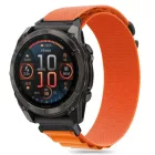 Garmin Fenix 5X / 5X PLUS / 6X / 6X Pro / 7X / 8 (51mm) Szíj - Tech-Protect Nylon Pro - Narancs