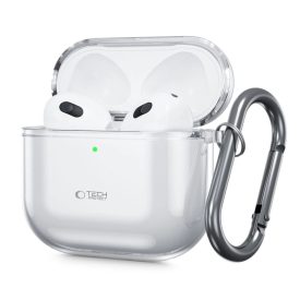 Apple AirPods 4 Tok - Tech-Protect FlexAir - Átlátszó Apple AirPods 4 Tok - Tech-Protect FlexAir - Átlátszó