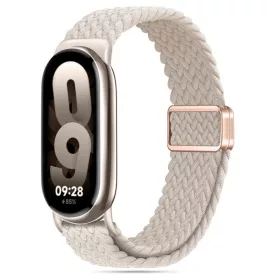   Xiaomi Smart Band 8 / 9 / 10 / 11 / NFC Óraszíj - Tech-Protect NylonMag - Bézs